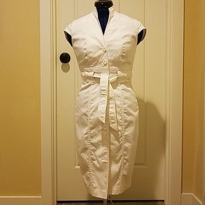 Button down "lab coat" dress